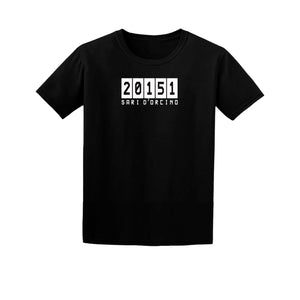 Personnalise le t-shirt au code postal de ton village