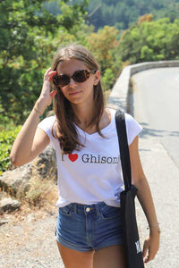 Tee-shirt femme "I Love Ghisoni"