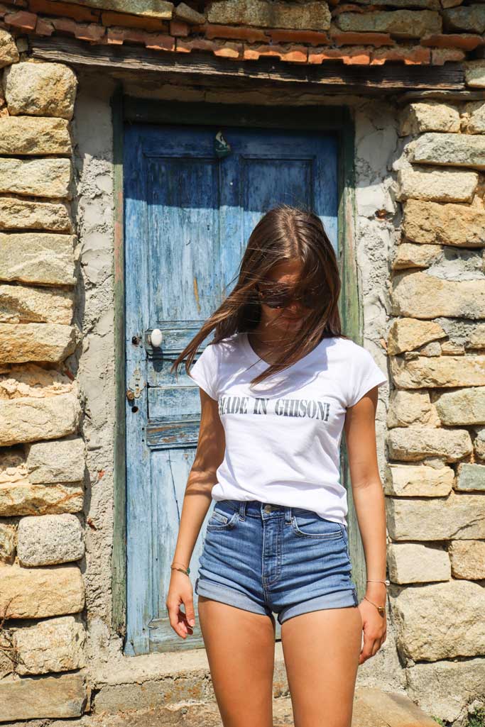 Tee-shirt femme "Made in Ghisoni"