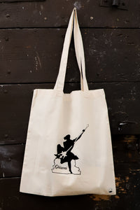 Tote bag beige & Neptune noir